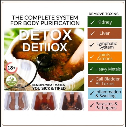 Ionic foot bath detox